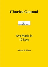 Ave Maria in 12 keys Vocal Solo & Collections sheet music cover